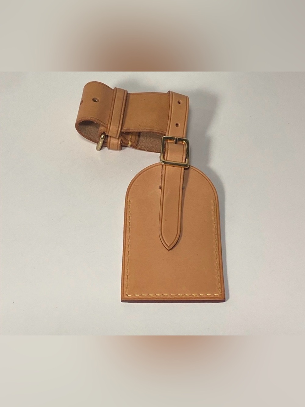Louis Vuitton Vachetta Leather Luggage Tag & Poignet - Picture 4 of 6